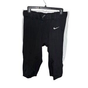 Nike Alpha‎ Elite Football Pant Integrated Belt Men's L Black White